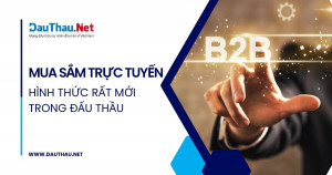 Mua sắm trực tuyến - Hình thức mới áp dụng trong đấu thầu