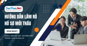 Hướng dẫn làm rõ hồ sơ mời thầu