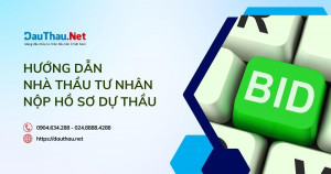 Hướng dẫn nhà thầu tư nhân nộp hồ sơ dự thầu