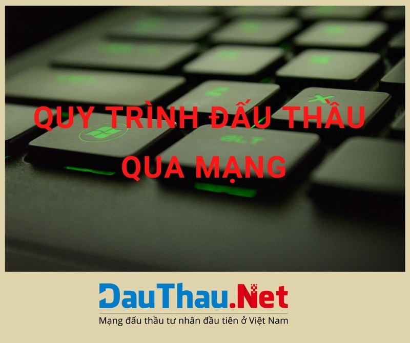 Quy trình đấu thầu qua mạng