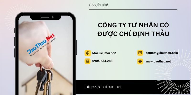 Chỉ định thầu tư nhân