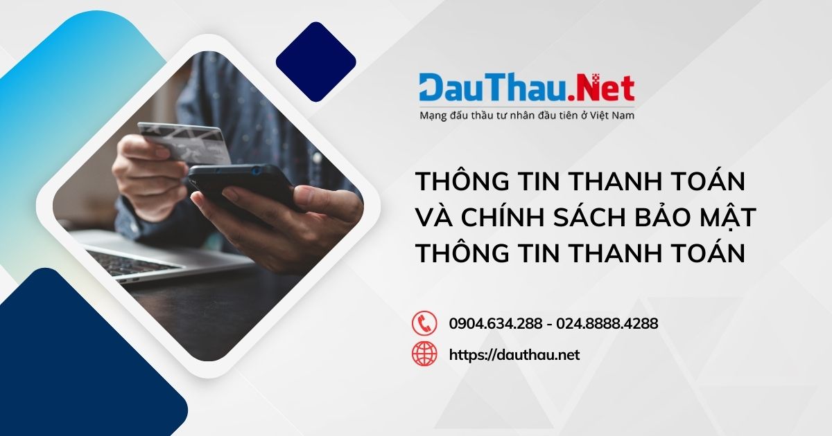 Thông tin thanh toán và chính sách bảo mật thông tin thanh toán