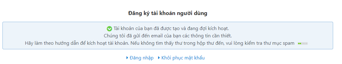 Đăng ký thành công