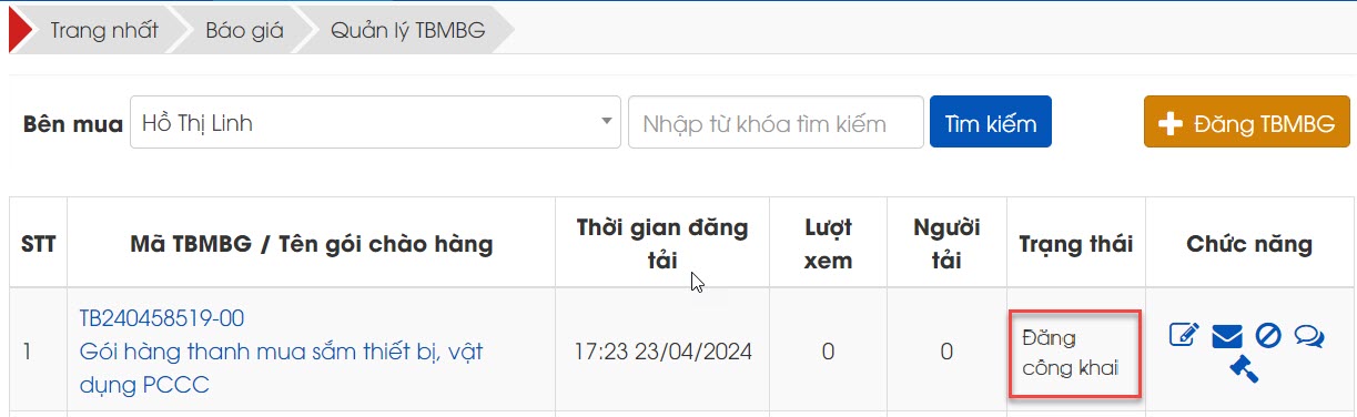 Hình 5 TBMBG ở trạng thái công khai